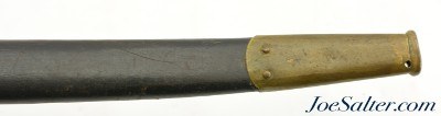 Civil War Remington Model 1863 Zouave Rifle Saber Bayonet and Scabbard - Image 12 of 14