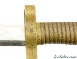 Civil War Remington Model 1863 Zouave Rifle Saber Bayonet and Scabbard - Image 7 of 14