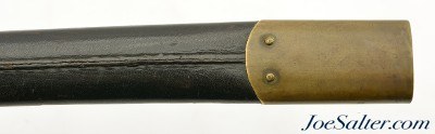 Civil War Remington Model 1863 Zouave Rifle Saber Bayonet and Scabbard - Image 13 of 14