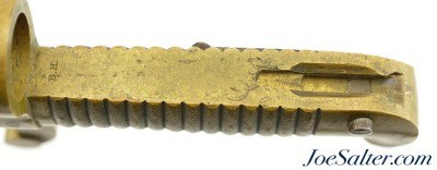 Civil War Remington Model 1863 Zouave Rifle Saber Bayonet and Scabbard - Image 9 of 14