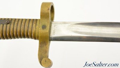 Civil War Remington Model 1863 Zouave Rifle Saber Bayonet and Scabbard - Image 4 of 14