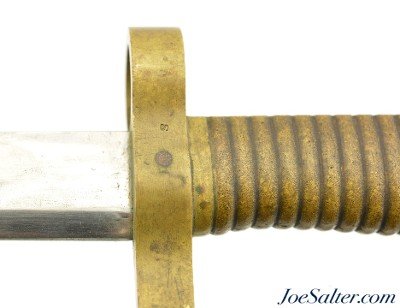 Civil War Remington Model 1863 Zouave Rifle Saber Bayonet and Scabbard - Image 7 of 14