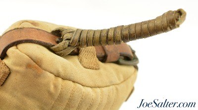 Scarce WWI M1910 Mounted Cavalry Canteen Dated 1918 Unit Mark - Image 3 of 8