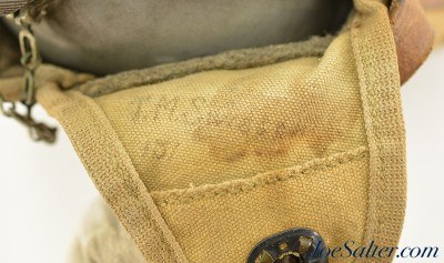 Scarce WWI M1910 Mounted Cavalry Canteen Dated 1918 Unit Mark - Image 7 of 8
