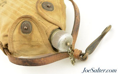 Scarce WWI M1910 Mounted Cavalry Canteen Dated 1918 Unit Mark - Image 4 of 8