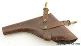 British WWI-II Brown leather Sam Browne Holster - Image 2 of 4