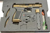 Boxed Canik TTI Combat Pistol 9mm 18+1 Holster & Grip Swells - Image 9 of 13