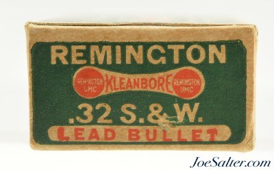 Excellent Brick Fresh 1930's "Dog Bone" Kleanbore Logo 32 S&W Smokeless Ammo - Image 3 of 7