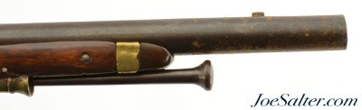 Rev War Dated 1779 East India Company Officer’s Fusil by Nock with Matching Spring Catch Bayonet - Image 10 of 15