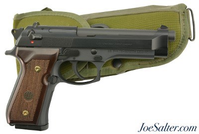 ExcellentBeretta M9 Semi-Auto Pistol 9mm 15+1 & M12 Holster - Image 1 of 11