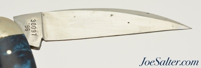 Winchester Crushed Blue Velvet Whittler Knife W 15 30097BCV USA - Image 5 of 6