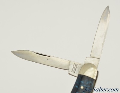 Winchester Crushed Blue Velvet Whittler Knife W 15 30097BCV USA - Image 6 of 6