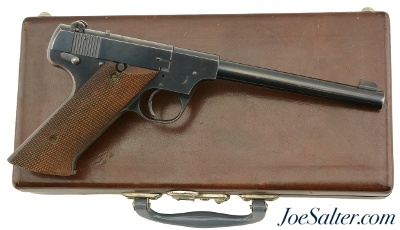 Interesting Period Cased Hi-Standard Model "A" Semi-Automatic Pistol 1939 - Image 1 of 15
