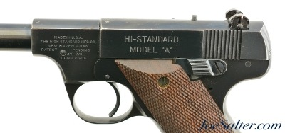 Interesting Period Cased Hi-Standard Model "A" Semi-Automatic Pistol 1939 - Image 6 of 15
