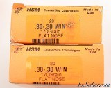 HSM 30-30 WIN 170gr Flat Nose Soft Point 100rnds - Image 2 of 2