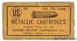 Circa 1890's US Cartridge Co. 38 Long Rim Fire Black Powder Ammo - Image 1 of 7