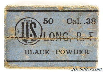 Circa 1890's US Cartridge Co. 38 Long Rim Fire Black Powder Ammo - Image 5 of 7
