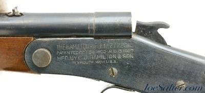Excellent Hamilton No. 27 Boys Rifle 22 Short Take Down w/ Original Box - Image 10 of 15