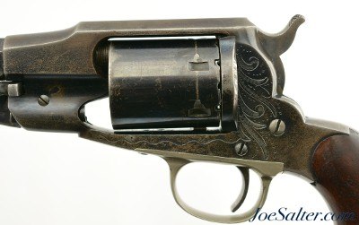 Engraved Remington New Model 1858 38 Caliber Conversion Revolver 7 ½ Inch - Image 7 of 15