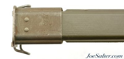 US WWI Winchester M1917 Enfield Bayonet with WWII Scabbard - Image 9 of 11