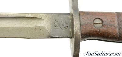 US WWI Winchester M1917 Enfield Bayonet with WWII Scabbard - Image 7 of 11