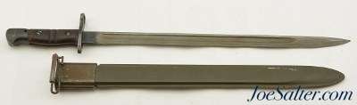 US WWI Winchester M1917 Enfield Bayonet with WWII Scabbard - Image 2 of 11