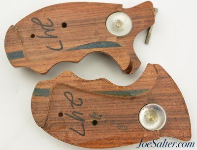 Factory Smith & Wesson N Frame Round Butt Goncalo Alves Combat Grips - Image 2 of 2