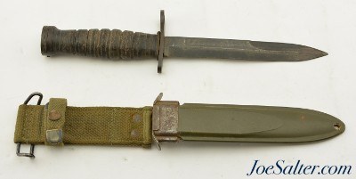 WWII Case M4 Bayonet with M8 Scabbard for M1 Carbine - Image 2 of 10