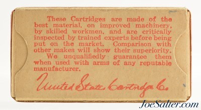Very Rare Sealed! US Cart. Co. Boy Scout 22 Short Ammo Lowell, Mass Circa 1910-15 - Image 6 of 6