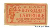 Very Rare Sealed! US Cart. Co. Boy Scout 22 Short Ammo Lowell, Mass Circa 1910-15 - Image 1 of 6