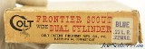 Boxed Colt Frontier Scout Convertible Revolver 22 LR / 22 Mag 1968 C&R - Image 14 of 14