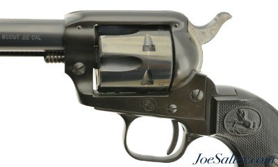 Boxed Colt Frontier Scout Convertible Revolver 22 LR / 22 Mag 1968 C&R - Image 6 of 14