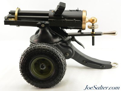 Like New Tippmann Armory 9mm Gatling Gun on Wheeled Carriage - Image 7 of 9