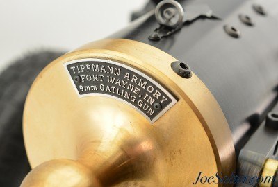Like New Tippmann Armory 9mm Gatling Gun on Wheeled Carriage - Image 3 of 9