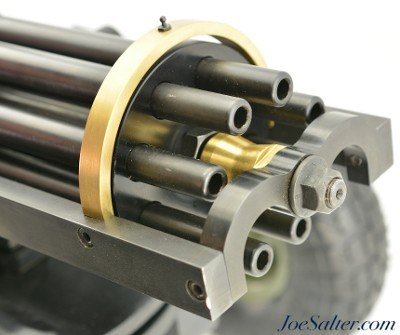 Like New Tippmann Armory 9mm Gatling Gun on Wheeled Carriage - Image 6 of 9