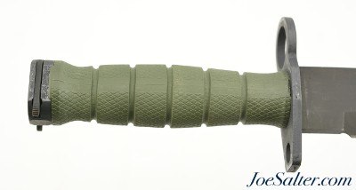 US M9 Ontario Bayonet with Scabbard Green - Image 5 of 8