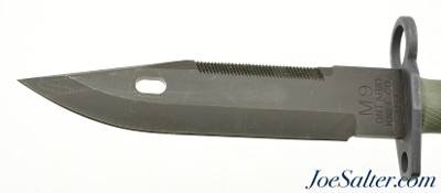 US M9 Ontario Bayonet with Scabbard Green - Image 4 of 8