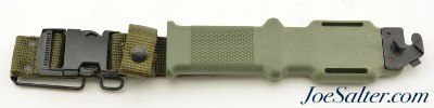 US M9 Ontario Bayonet with Scabbard Green - Image 7 of 8