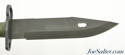 US M9 Ontario Bayonet with Scabbard Green - Image 6 of 8