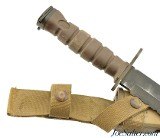 USMC Carried Ontario COMBAT OKC 3S Bayonet Knife with Scabbard - Image 1 of 10