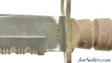 USMC Carried Ontario COMBAT OKC 3S Bayonet Knife with Scabbard - Image 7 of 10