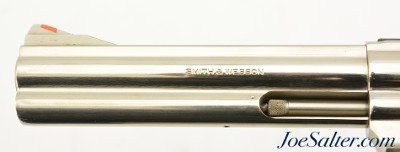 Smith & Wesson Model 586 Distinguished Combat 357 Magnum Nickel w/ Original Box - Image 7 of 15