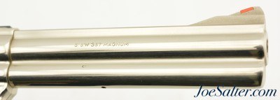 Smith & Wesson Model 586 Distinguished Combat 357 Magnum Nickel w/ Original Box - Image 4 of 15