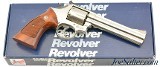 Smith & Wesson Model 586 Distinguished Combat 357 Magnum Nickel w/ Original Box - Image 1 of 15