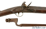 Original New England Militia Musket Reconverted to Flintlock w/ Bayonet - Image 1 of 15