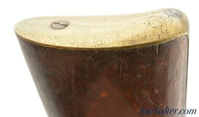 Original New England Militia Musket Reconverted to Flintlock w/ Bayonet - Image 4 of 15