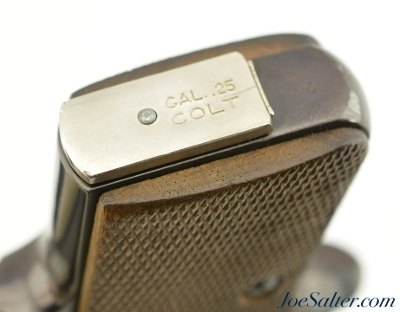 Colt Junior Pistol 25 ACP & Leather Pocket Holster C&R - Image 8 of 10