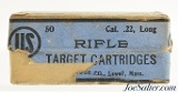 US Cartridge Co. 22 Long Lowell, Mass Full Box - Image 4 of 7