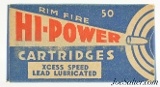 Federal Hi-Power 22 LR Ammo Full Box 1941 "Bullseye" Issues - Image 1 of 7