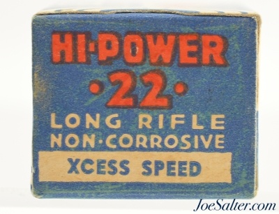 Federal Hi-Power 22 LR Ammo Full Box 1941 "Bullseye" Issues - Image 3 of 7